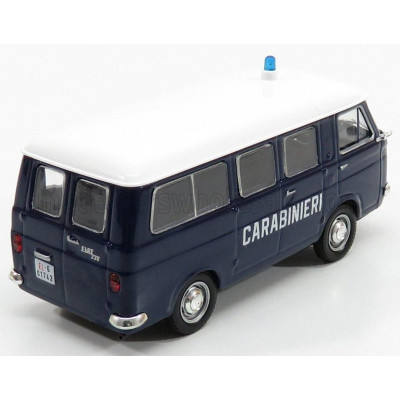 EDICOLA FIAT 238 MINIBUS CARABINIERI 1965 - DARK BLUE WHITE 1/43