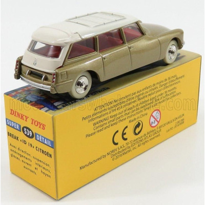 EDICOLA CITROEN ID19 BREAK 1965 - GOLD MET IVORY 1/43