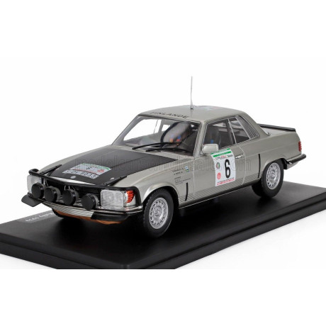 EDICOLA MERCEDES BENZ S-CLASS 450 SLC 5.0 N 6 WINNER RALLY BANDAMA 1979 HANNU MIKKOLA - ARNE HERTZ - SILVER MATT BLACK 1/24