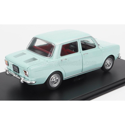 EDICOLA SIMCA 1000 LS STRADALE 1969 - DAMAGE DISPLAY BOX - VERY LIGHT BLUE 1/24