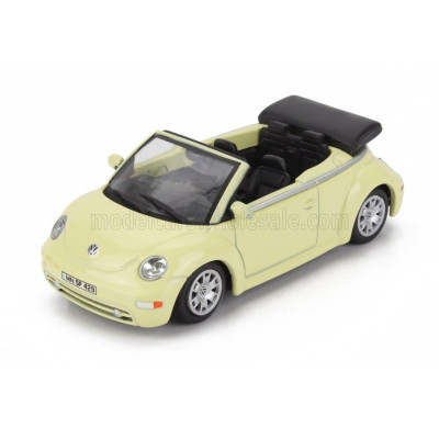 EDICOLA VOLKSWAGEN NEW BEETLE CABRIOLET OPEN 2003 - BEIGE 1/43