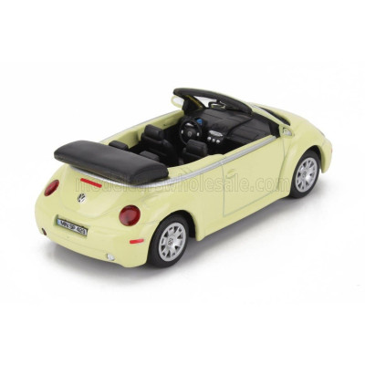 EDICOLA VOLKSWAGEN NEW BEETLE CABRIOLET OPEN 2003 - BEIGE 1/43