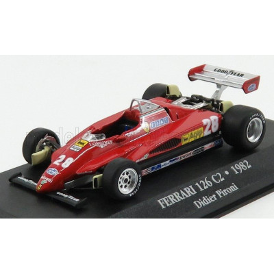 EDICOLA FERRARI F1  126 C2 N 28 SEASON 1982 D.PIRONI - RED 1/43