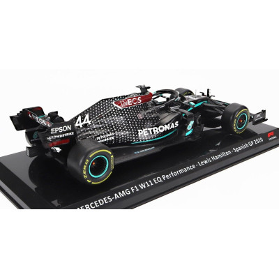 EDICOLA MERCEDES GP F1  W11 EQ PERFORMANCE TEAM AMG PETRONAS MOTORSPORT N 44 WORLD CHAMPION WINNER SPANISH GP 2020 LEWIS HAMILTO