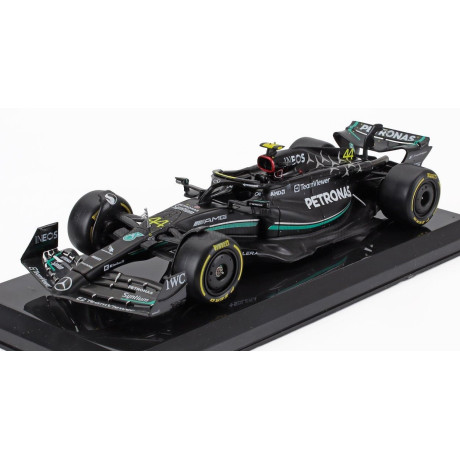 EDICOLA MERCEDES GP F1 W14 TEAM MERCEDES-AMG PETRONAS FORMULA ONE N 44 SEASON 2023 LEWIS HAMILTON - BLISTER BOX - BLACK 1/24