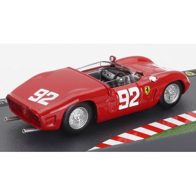 EDICOLA FERRARI DINO 246SP SPIDER N 92 WINNER 1000km NURBURGRING 1962 PHIL HILL - OLIVIER GENDEBIEN - RED 1/43