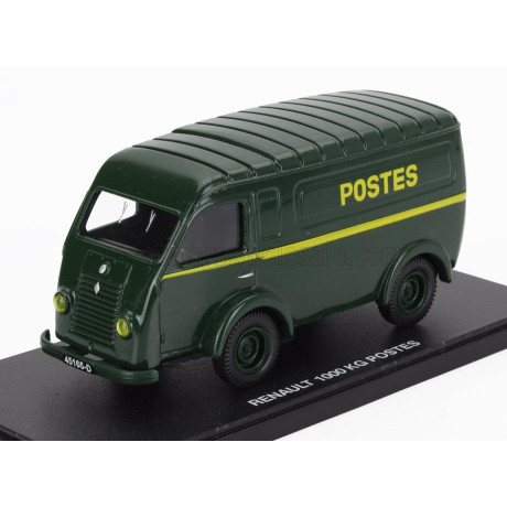 EDICOLA RENAULT 1000KG VAN POSTES 1963 - DARK GREEN YELLOW 1/43