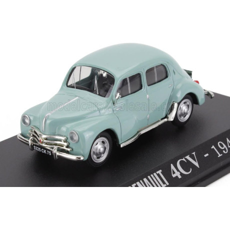 EDICOLA RENAULT 4CV 1947 - LIGHT GREEN 1/43