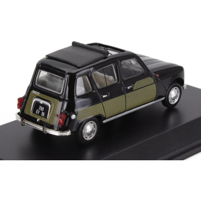 EDICOLA RENAULT 4 PARISIENNE OPEN ROOF 1964 - BLACK 1/43