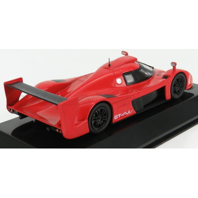 EDICOLA TOYOTA GT-ONE 1998 - CON VETRINA - WITH SHOWCASE - RED BLACK 1/43