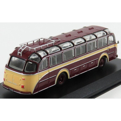 EDICOLA HENSCHEL HS100N AUTOBUS 1953 - BORDEAUX CREAM 1/72