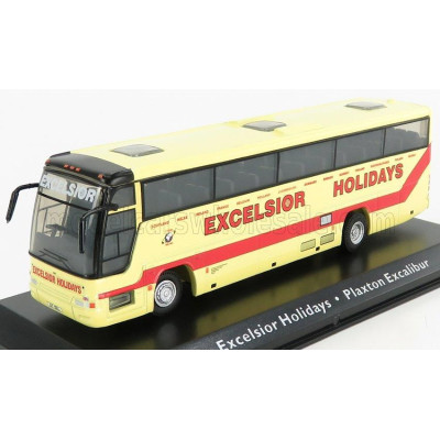 EDICOLA PLAXTON EXCALIBUR AUTOBUS EXCELSIOR HOLIDAYS 1991 - YELLOW RED 1/72