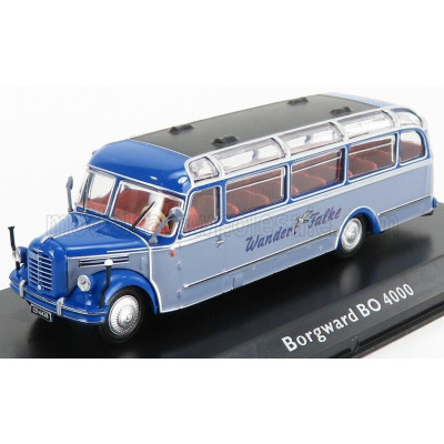 EDICOLA BORGWARD BO 4000 AUTOBUS WANDER FALKE 1952 - 2 TONE BLUE 1/72