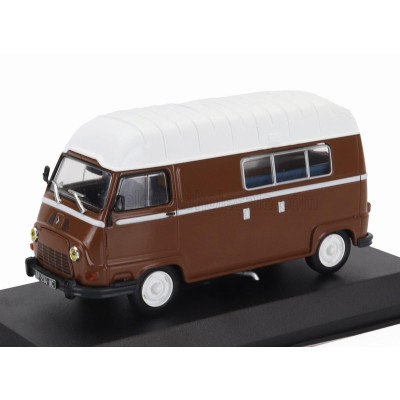 EDICOLA RENAULT ESTAFETTE CAMPER STUDIO-CAR STAR 1975 - BLISTER BOX - BROWN WHITE 1/43