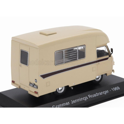 EDICOLA COMMER JENNINGS ROADRANGER CAMPER 1969 - BLISTER BOX - LIGHT BROWN 1/43