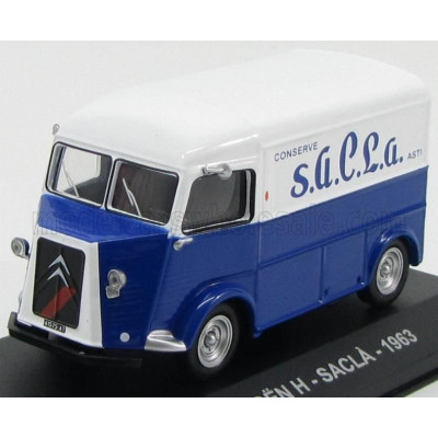 EDICOLA CITROEN TYPE-H VAN SACLA 1963 - BLUE WHITE 1/43