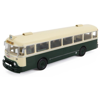 EDICOLA CHAUSSON AHH521 AUTOBUS ESPANA 1955 - GREEN CREAM 1/43