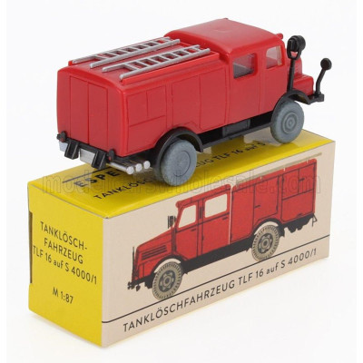 EDICOLA OPEL TLF 16 TANK S 4000/1 - TANKLOSCHFAHRZEUG - RED 1/87