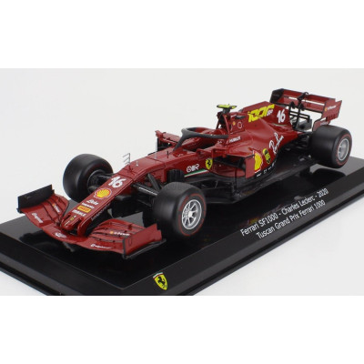 EDICOLA FERRARI F1  SF1000 TEAM SCUDERIA FERRARI N 16 8th TOSCANA GP MUGELLO 1000th GP FERRARI F1 2020 CHARLES LECLERC - CON VET
