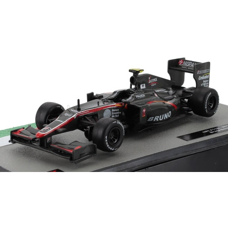 EDICOLA HRT F1  F110 COSWORTH N 21 BRAZILIAN GP 2010 BRUNO SENNA - GREY 1/43