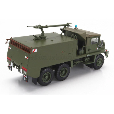 EDICOLA BERLIET GBC 8KT TANKER TRUCK AIRPORT 3-ASSI 1969 - MILITARY GREEN 1/43