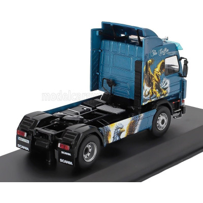 EDICOLA SCANIA 143M TRACTOR TRUCK 2-ASSI 1990 - THE GRIFFIN - BLUE BLACK 1/43