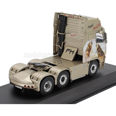 EDICOLA VOLVO FH16 TRACTOR TRUCK 3-ASSI 2003 - MOON HOWLER - BEIGE 1/43