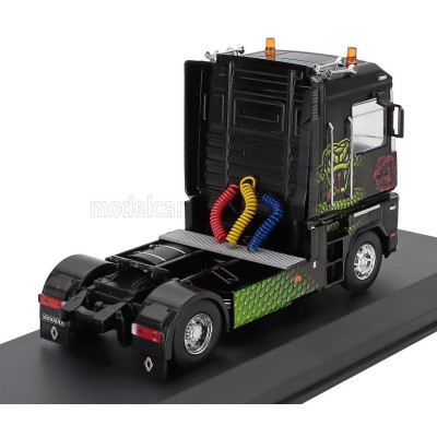 EDICOLA RENAULT MAGNUM AE500 TRACTOR TRUCK 2-ASSI 1991 - GREEN MAMBA - BLACK 1/43