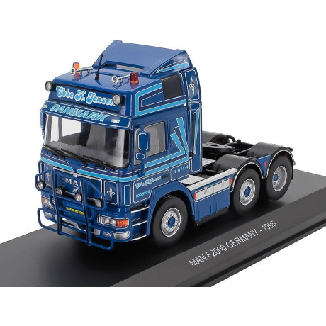 EDICOLA MAN F2000 TRACTOR TRUCK 3-ASSI GERMANY 1995 - BLUE 1/43