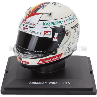 EDICOLA HELMET F1  CASCO HELMET TEAM VETTEL 2015 - WHITE 1/5