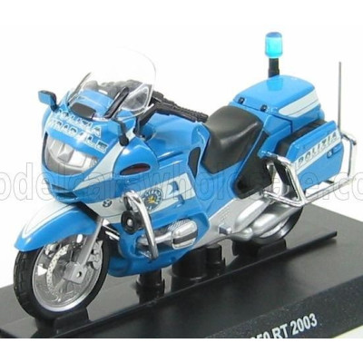 EDICOLA BMW R850RT POLIZIA STRADALE 2003 - MOTORCYCLE - BLUE WHITE 1/24