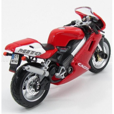 EDICOLA CAGIVA MITO 125 2000 - RED WHITE 1/18