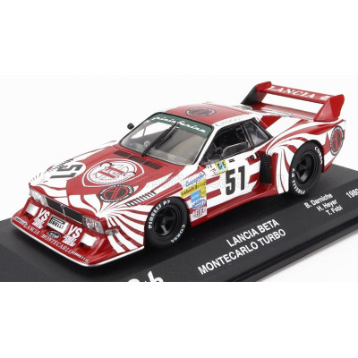 EDICOLA LANCIA BETA MONTECARLO TURBO TEAM LANCIA CORSE N 51 24h LE MANS 1980 BERNARD DARNICHE - HANS HEYER - TEO FABI - RED WHIT