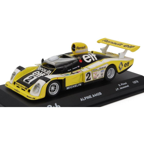 EDICOLA RENAULT ALPINE A442B 2.0L TURBO V6 TEAM RENAULT SPORT N 2 WINNER 24h LE MANS 1978 DIDIER PIRONI - JEAN PIERRE JAUSSAUD -