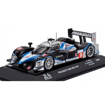 EDICOLA PEUGEOT 908 HDI FAP 5.5L TURBO V12 TEAM PEUGEOT SPORT TOTAL N 9 WINNER 24h LE MANS 2009 DAVID BRABHAM - MARC GENE - ALEX