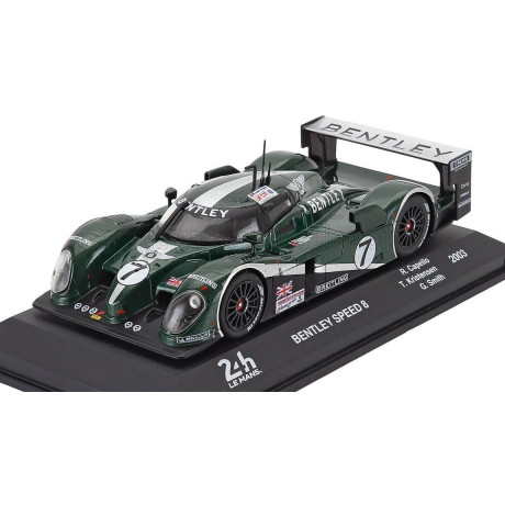 EDICOLA BENTLEY SPEED 8 4.0L TURBO V8 TEAM BENTLEY N 7 WINNER 24h LE MANS 2003 TOM KRISTENSEN - RINALDO CAPELLO - GUY SMITH - GR