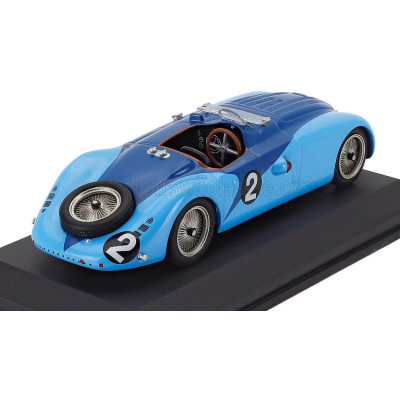EDICOLA BUGATTI TYPE 57G 3.3L TEAM ROGER LABRIC N 2 WINNER 24h LE MANS 1937 JEAN PIERRE WIMILLE - ROBERT BENOIST - 2 TONE BLUE 1