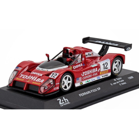 EDICOLA FERRARI F333 SP F130E 4.0L V12 TEAM DOYLE RISI RACING N 12 WINNER LMP1 CLASS 24h LE MANS 1998 WAYNE TAYLOR - FERMIN VELE