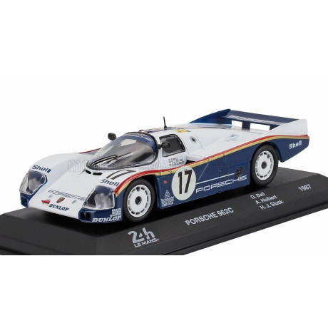 EDICOLA PORSCHE 962C 3.0L F6 TEAM ROTHMANS PORSCHE AG N 17 WINNER 24h LE MANS 1987 DEREK BELL - AL HOLBERT - HANS JOACHIM STUCK