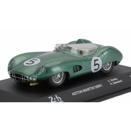 EDICOLA ASTON MARTIN DBR1 3.0L SPIDER TEAM DAVID BROWN RACING DEPT. N 5 WINNER 24h LE MANS 1959 ROY SALVADORI - CARROLL SHELBY -