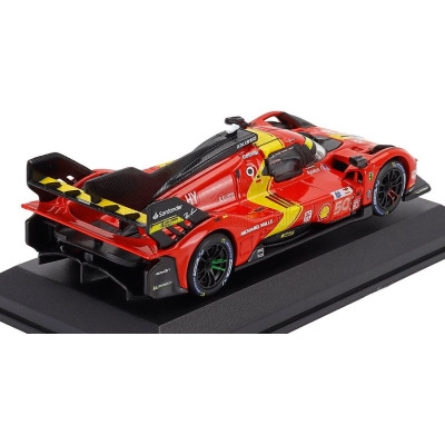 EDICOLA FERRARI 499P 3.0L TURBO V6 TEAM FERRARI AF CORSE N 51 WINNER 24h LE MANS 2023 ALESSANDRO PIER GUIDI - JAMES CALADO - ANT