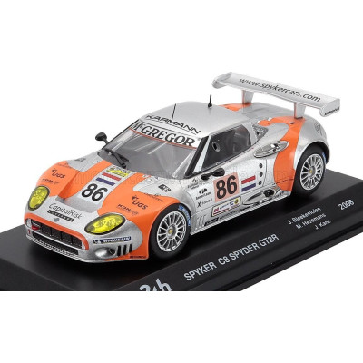 EDICOLA SPYKER C8 SPIDER GT2R 3.8L V8 TEAM SPYKER SQUADRON b.v. N 86 24h LE MANS 2006 JEROEN BLEEKEMOLEN - MIKE HEZEMANS - JONNY