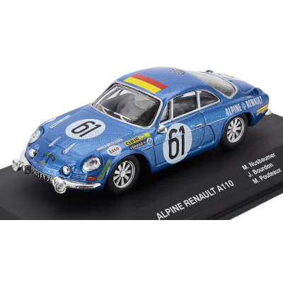 EDICOLA RENAULT ALPINE A110 GORDINI TEAM ECURIE LEOPARD N 61 24h LE MANS 1968 JACQUES BOURDON - MAURICE NUSSBAUMER - MICHEL POUT