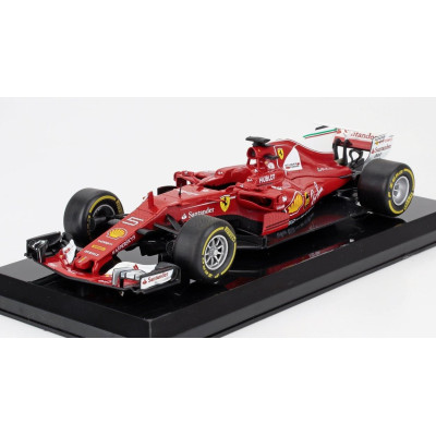 EDICOLA FERRARI F1  SF70H N 5 SEASON 2017 SEBASTIAN VETTEL - BLISTER BOX - RED WHITE 1/24
