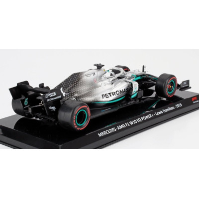 EDICOLA MERCEDES GP F1  W10 EQ POWER+ TEAM AMG PETRONAS MOTORSPORT N 44 WORLD CHAMPION SEASON 2019 LEWIS HAMILTON - BLISTER BOX