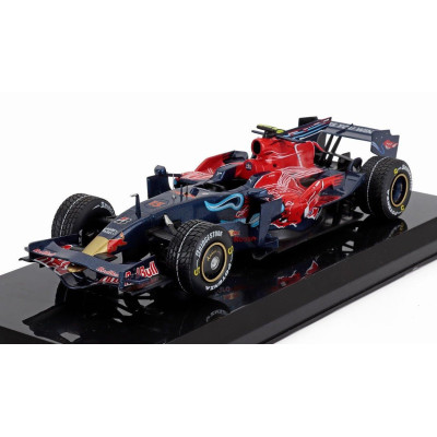 EDICOLA TORO ROSSO F1  STR3 TORO ROSSO N 15 WINNER ITALY MONZA GP 2008 SEBASTIAN VETTEL - BLISTER BOX - DARK BLUE RED 1/24