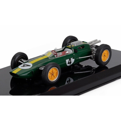 EDICOLA LOTUS F1  CLIMAX 25 N 4 WORLD CHAMPION SEASON 1963 JIM CLARK - BLISTER BOX - GREEN YELLOW 1/24
