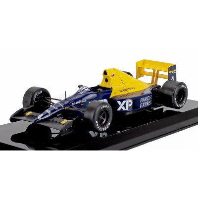 EDICOLA TYRRELL F1  FORD 018 N 4 SEASON 1989 JEAN ALESI - BLISTER BOX - BLUE YELLOW 1/24