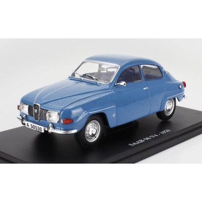 EDICOLA SAAB 96 V4 1970 - CON VETRINA - WITH SHOWCASE - BLUE 1/24