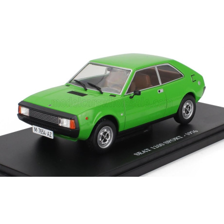 EDICOLA SEAT 1200 SPORT 1976 - CON VETRINA - WITH SHOWCASE - GREEN 1/24